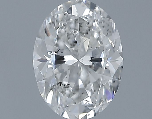 0.5 carat H-SI2 Natūralus Oval Deimantas (1)
