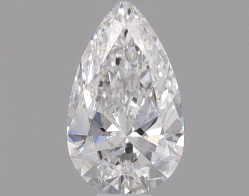 0.31 carat D-VVS2 Natūralus Pear Deimantas (1)