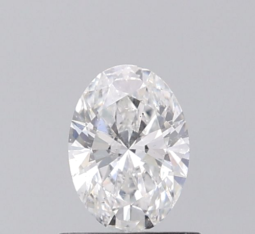 0.56 carat F-SI2 Natūralus Oval Deimantas (1)