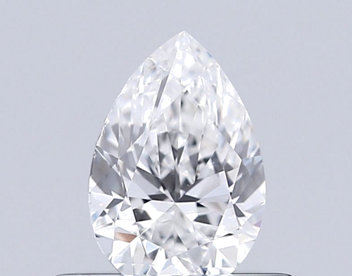 0.43 carat E-VVS2 Natūralus Pear Deimantas (1)
