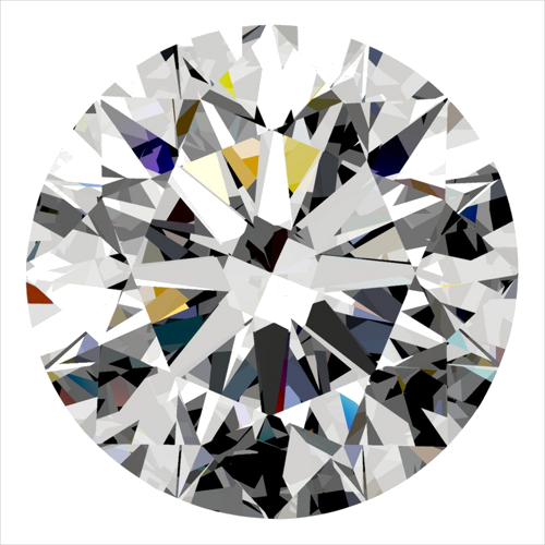 0.3 carat F-VVS1 Excellent cut Natūralus Round Deimantas (1)