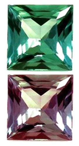 0.08 carat GREEN Square Alexandrite (1)