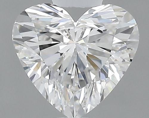 0.5 carat F-VS1 Natūralus Heart Deimantas (1)
