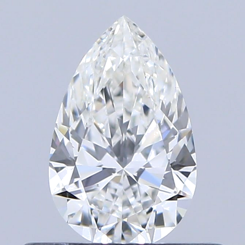 0.4 carat G-VVS1 Natūralus Pear Deimantas (1)