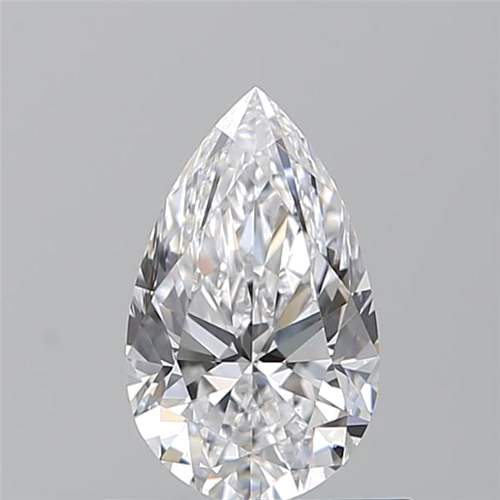 0.7 carat D-VS2 Natūralus Pear Deimantas (1)