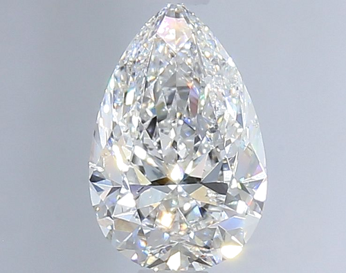 0.9 carat E-SI1 Natūralus Pear Deimantas (1)