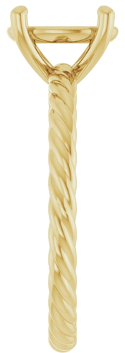 Sužadėtuvių Žiedas „Solitaire“ 585 Geltonojo Aukso Oval 9mm x 7mm (4)