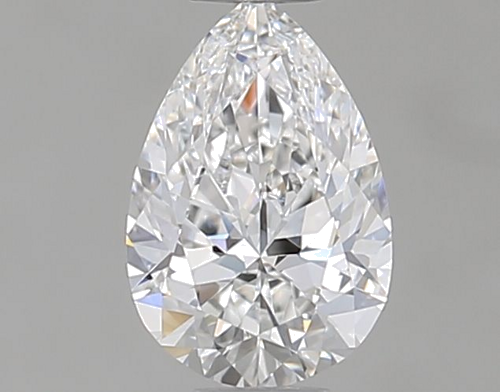 0.43 carat E-VVS1 Natūralus Pear Deimantas (1)