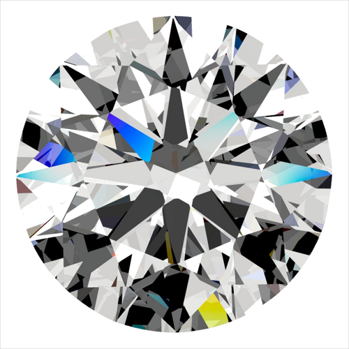 0.3 carat D-VVS2 Excellent cut Natūralus Round Deimantas (1)
