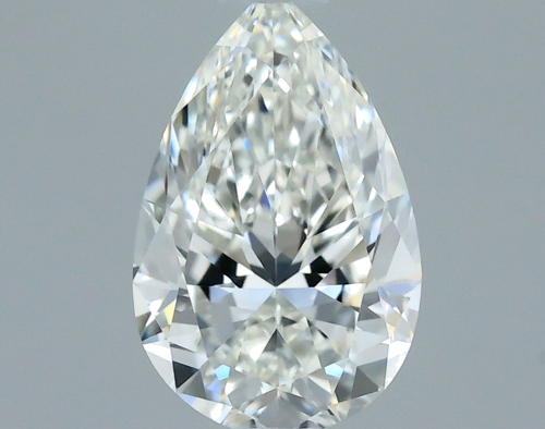 0.51 carat H-VVS2 Natūralus Pear Deimantas (1)