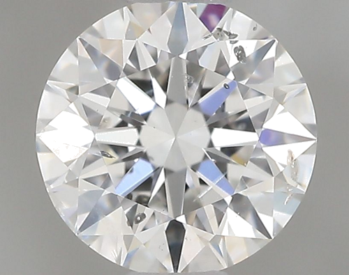 0.51 carat F-SI2 Excellent cut Natūralus Round Deimantas (1)