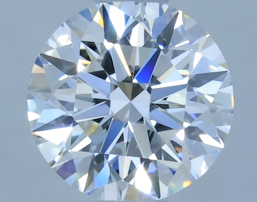 0.5 carat F-VVS1 Very Good cut Natūralus Round Deimantas (1)