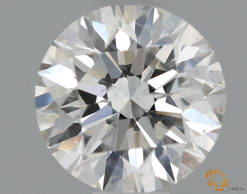 0.5 carat H-SI1 Excellent cut Natūralus Round Deimantas (1)