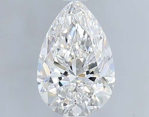 1.0 carat F-VS2 Natūralus Pear Deimantas (1)