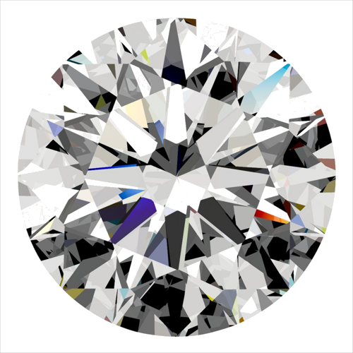 0.33 carat J-VS2 Excellent cut Natūralus Round Deimantas (1)