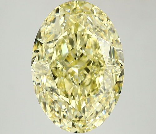 4.47 carat Fancy Yellow-VS2 Natūralus Oval Deimantas (1)