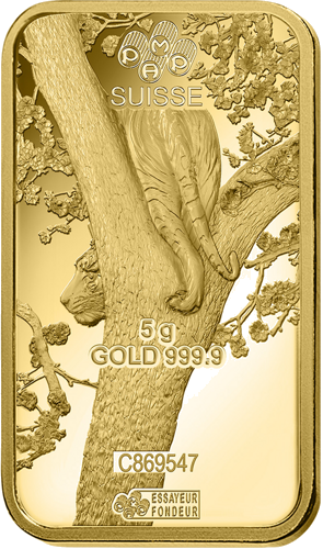 5 g Investment Gold Bar Year of the Tiger PAMP (2)