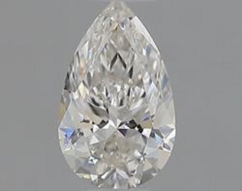 0.5 carat G-VS1 Natūralus Pear Deimantas (1)