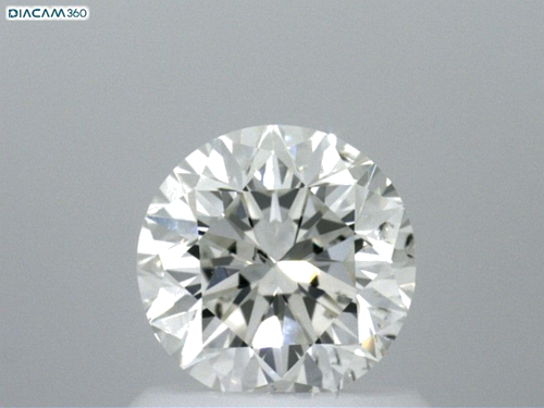 1.01 carat I-SI2 GD cut Natūralus Round Deimantas (1)
