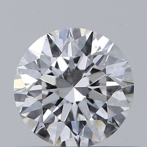 0.5 carat F-SI2 Excellent cut Natūralus Round Deimantas (1)