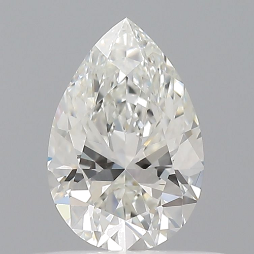 0.5 carat H-VS2 Natūralus Pear Deimantas (1)