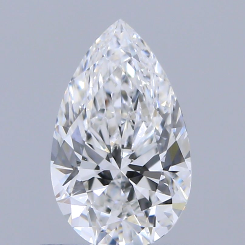 0.67 carat F-SI2 Natūralus Pear Deimantas (1)