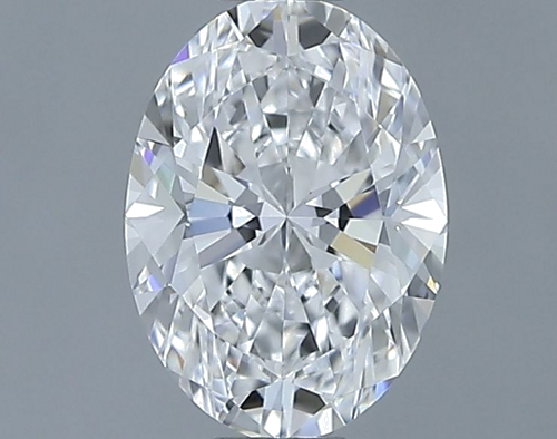 0.55 carat D-VVS1 Natūralus Oval Deimantas (1)