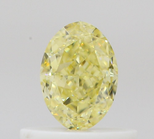 0.5 carat Fancy Yellow-VS1 Natūralus Oval Deimantas (1)