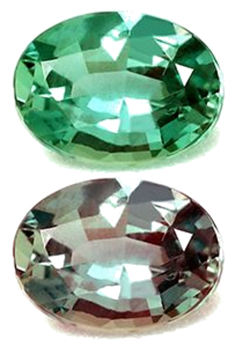 0.38 carat GREEN Oval Alexandrite (1)