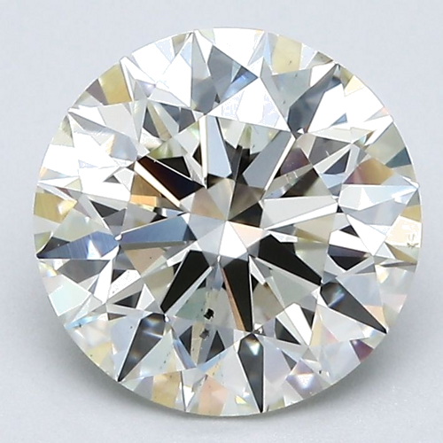 2.53 carat J-SI1 Excellent cut Natūralus Round Deimantas (1)