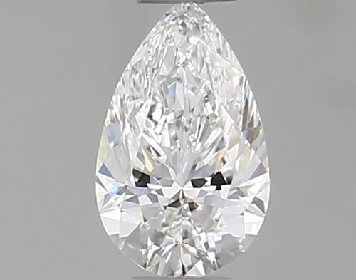 0.3 carat F-VVS2 Natūralus Pear Deimantas (1)