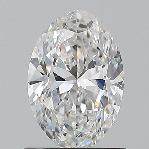 1.0 carat F-SI2 Natūralus Oval Deimantas (1)