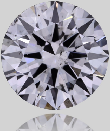 0.72 carat I-SI1 Excellent cut Natūralus Round Deimantas (1)