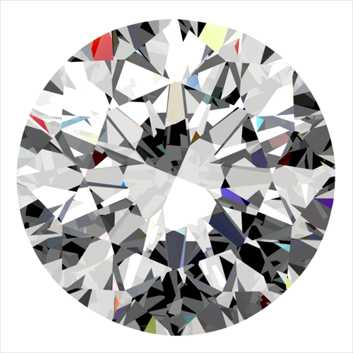 0.4 carat F-VS2 Very Good cut Natūralus Round Deimantas (1)