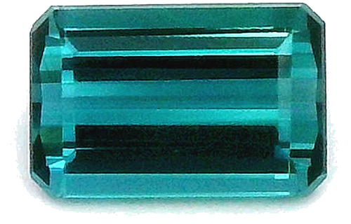 0.54 carat BLUE STEP cut Octagonal Tourmaline (1)