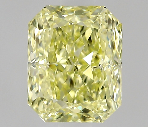0.63 carat Fancy Yellow-IF Natūralus Radiant Deimantas (1)