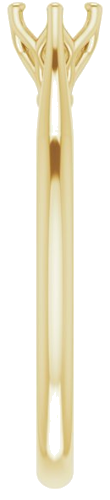 Sužadėtuvių Žiedas „Cathedral-Style Solitaire“ 18k yellow gold Round 4.1mm (4)