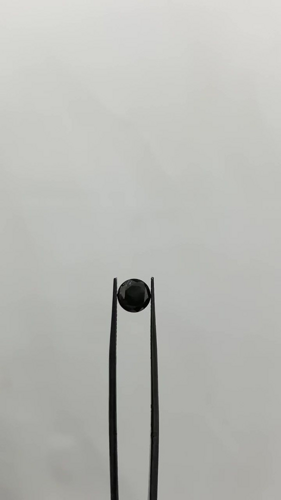 1.38 carat Fancy Black-VVS2 Excellent cut Natūralus Round Deimantas (1)