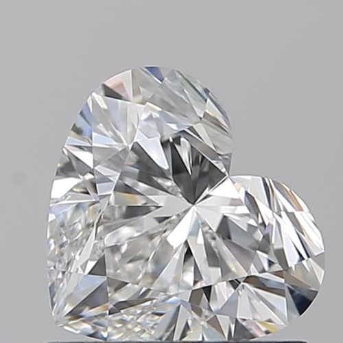 0.91 carat E-VS1 Natūralus Heart Deimantas (1)