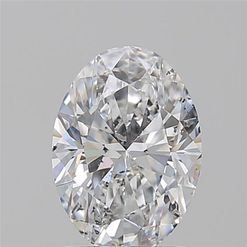 1.2 carat F-SI2 Natūralus Oval Deimantas (1)