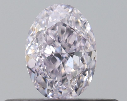 0.3 carat Light Pink-VVS2 Natūralus Oval Deimantas (1)
