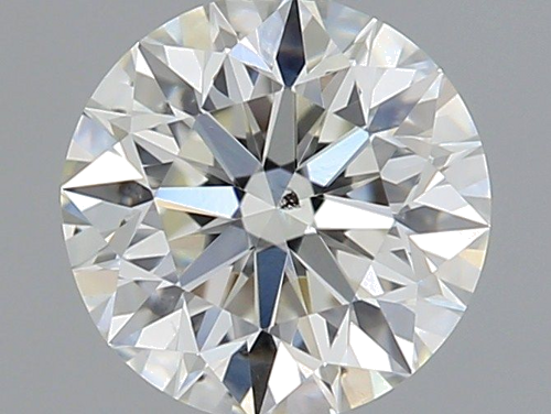 0.46 carat I-SI1 Excellent cut Natūralus Round Deimantas (1)