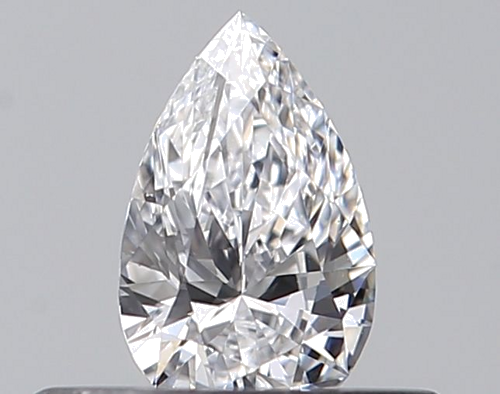 0.25 carat D-VVS2 Natūralus Pear Deimantas (1)