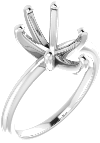 Sužadėtuvių Žiedas „Solitaire“ 585 Baltojo Aukso Pear Shape 12mm x 8mm (1)