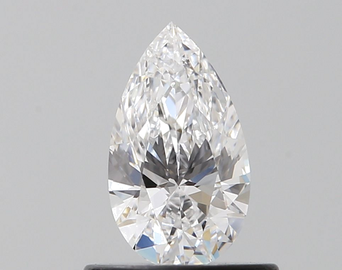 0.5 carat D-VVS2 Natūralus Pear Deimantas (1)