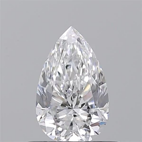 0.51 carat D-VVS2 Natūralus Pear Deimantas (1)
