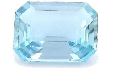1.18 carat BLUE STEP cut Octagonal Aquamarine (1)