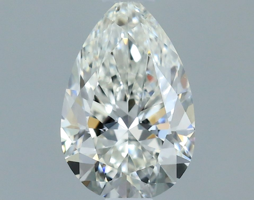 0.5 carat G-VS2 Natūralus Pear Deimantas (1)