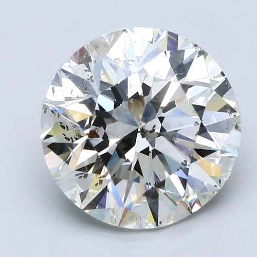 4.02 carat J-SI2 Excellent cut Natūralus Round Deimantas (1)