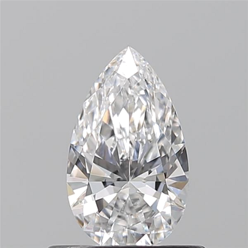 0.5 carat E-VS2 Natūralus Pear Deimantas (1)
